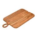 Acacia Wood Cheese /Serving Board w Handle